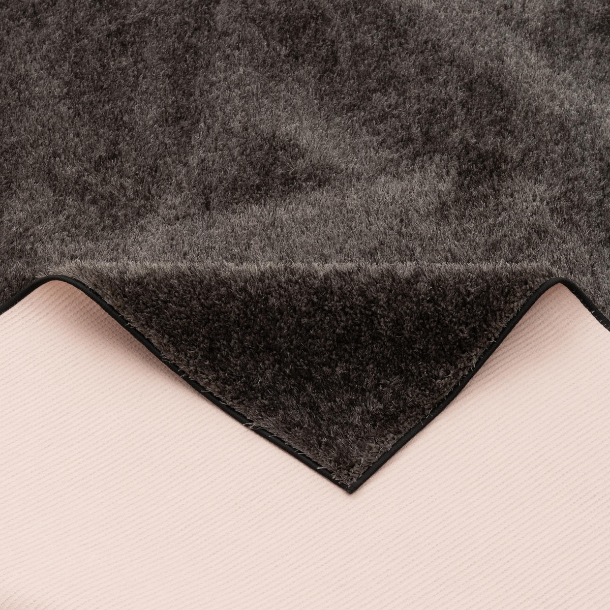 HOCHFLOR SHAGGY TEPPICH LUXUS LOUNGE - Anthrazit, Textil (200/290cm) - Pergamon