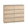 KOMMODE bella8 120 sonoma - Sonoma Eiche, Holzwerkstoff (119/98/35cm) - roe furniture