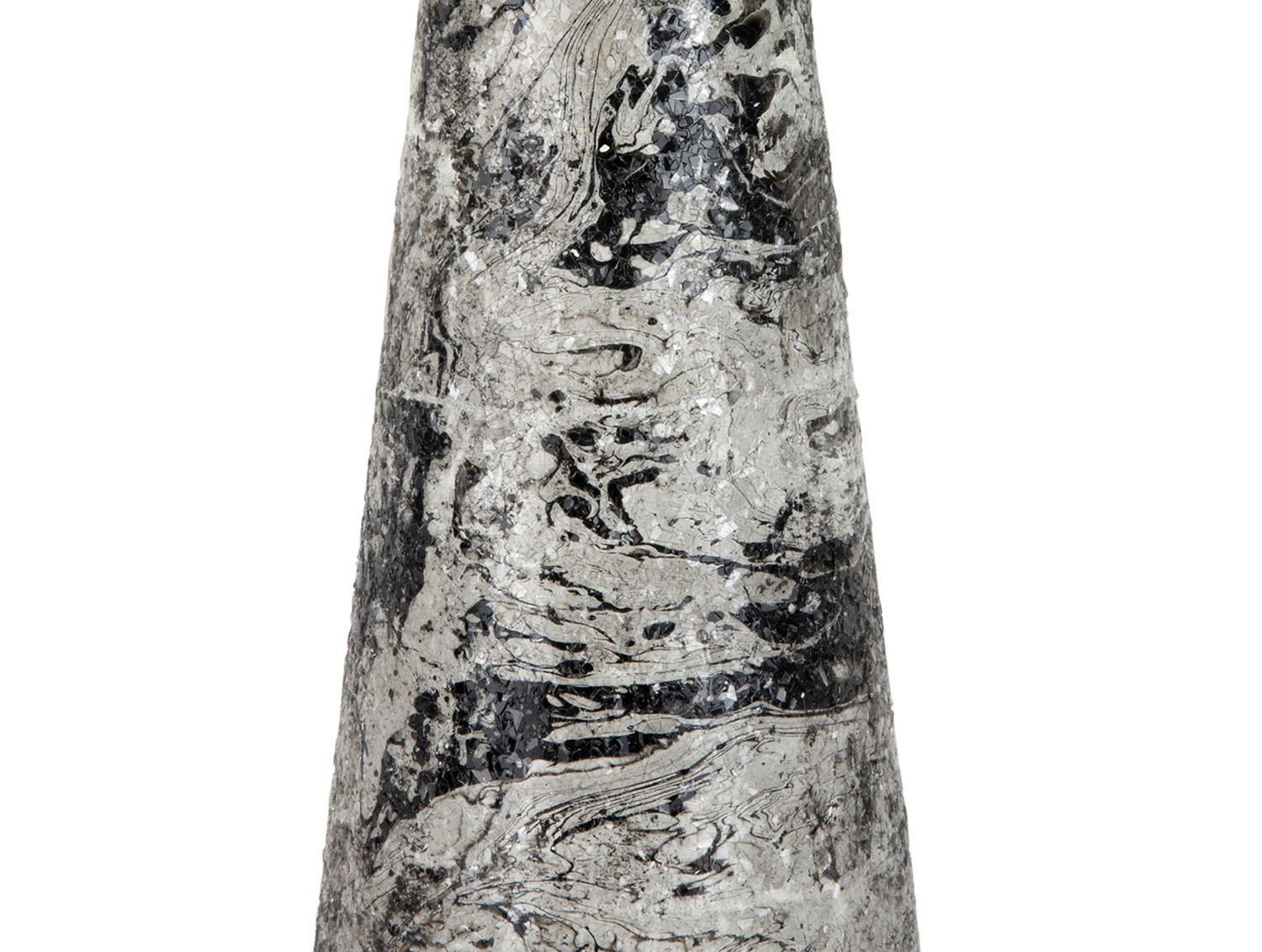 BEISTELLTISCH Mosaic Marble Weiß 40/40/42 cm - Weiß, Metall (40/40/42cm) - Leitmotiv