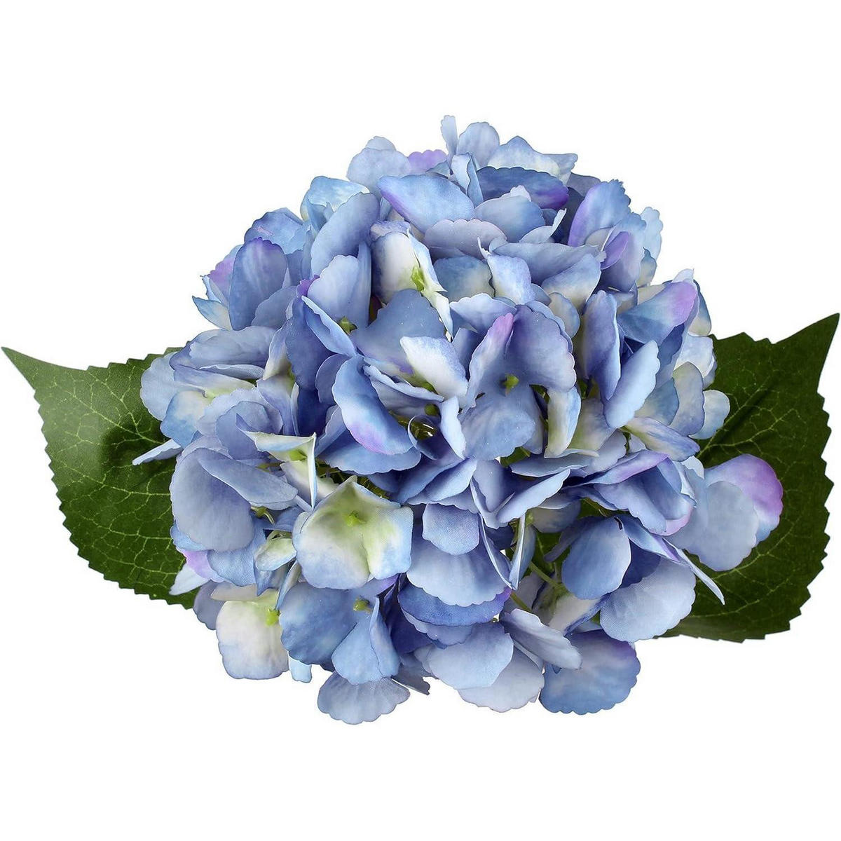 KUNSTHORTENSIE 3er Set Blau 53 cm - Blau, Textil (67cm)