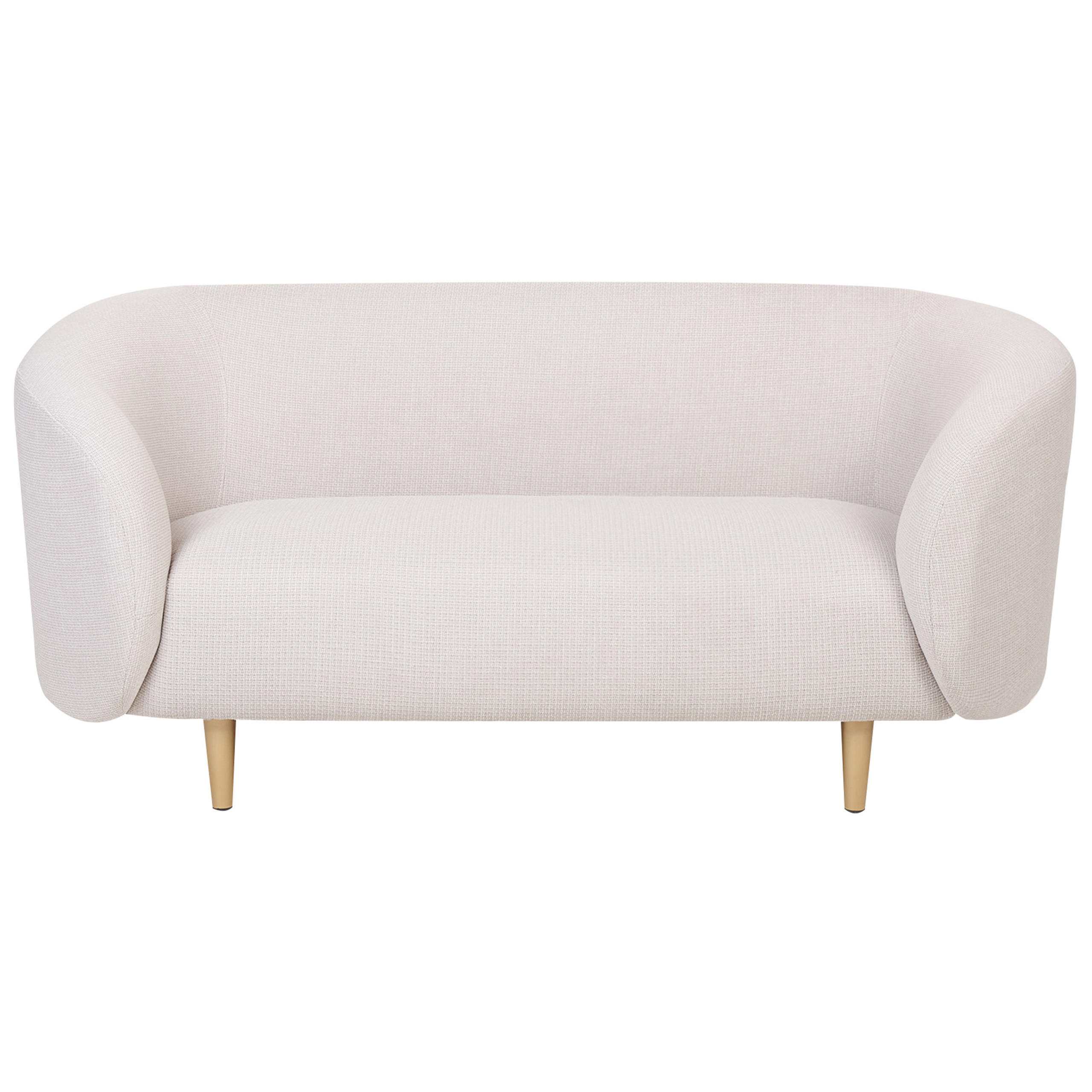 2-SITZER-SOFA Polsterbezug Beige Loen - Beige, Textil (155/79/70cm) - Beliani