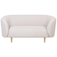 2-SITZER-SOFA Polsterbezug Beige Loen - Beige, Textil (155/79/70cm) - Beliani