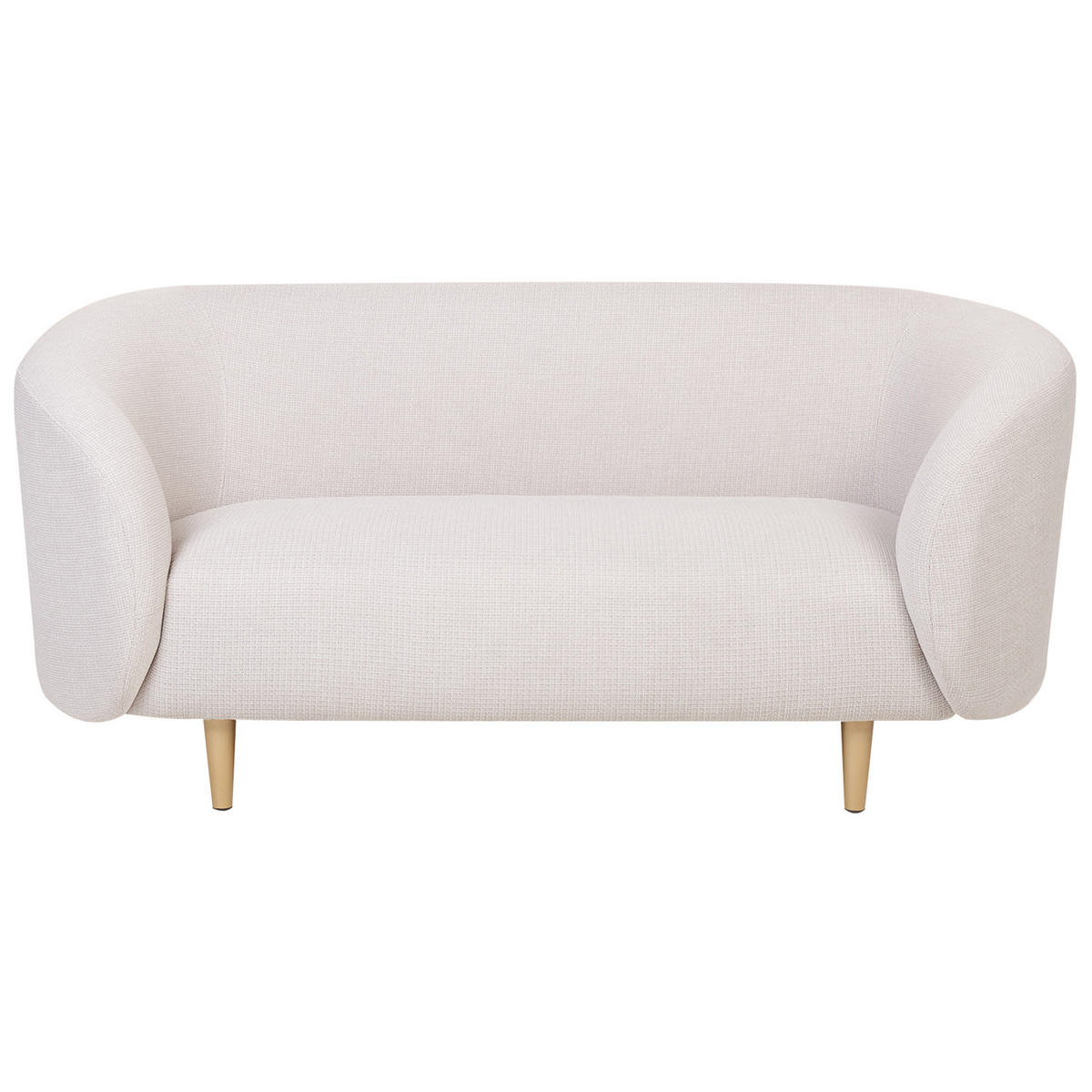 2-SITZER-SOFA Polsterbezug Beige Loen - Beige, Textil (155/79/70cm) - Beliani