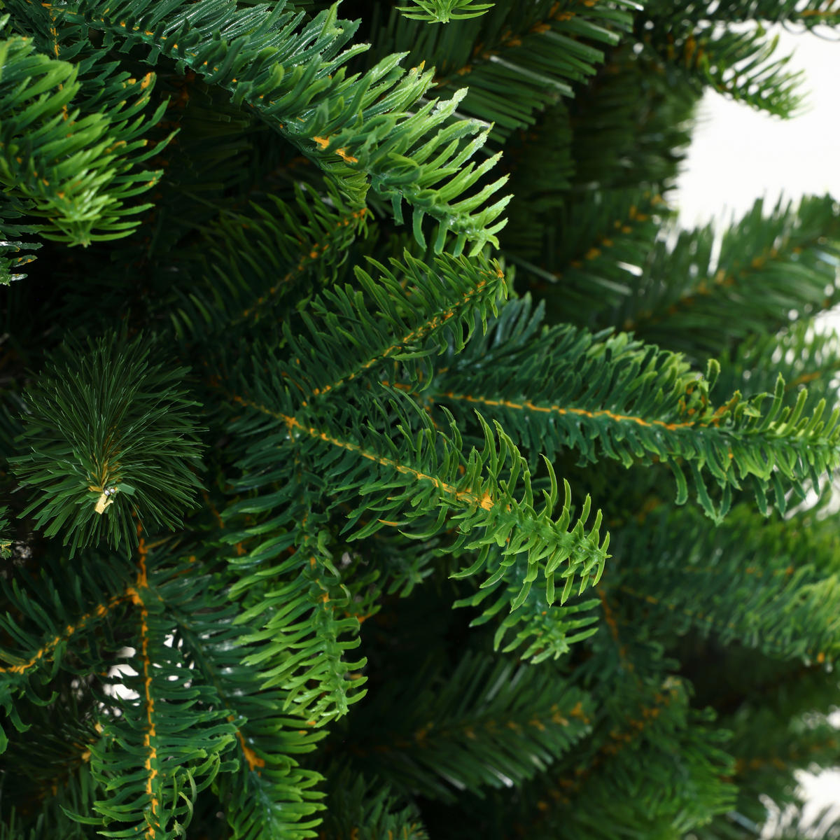 KÜNSTLICHER Weihnachtsbaum 185 cm, Tannen-Optik, 1499 PE/PVC-Spitzen - Grün, Kunststoff (92/185cm) - Hometopia