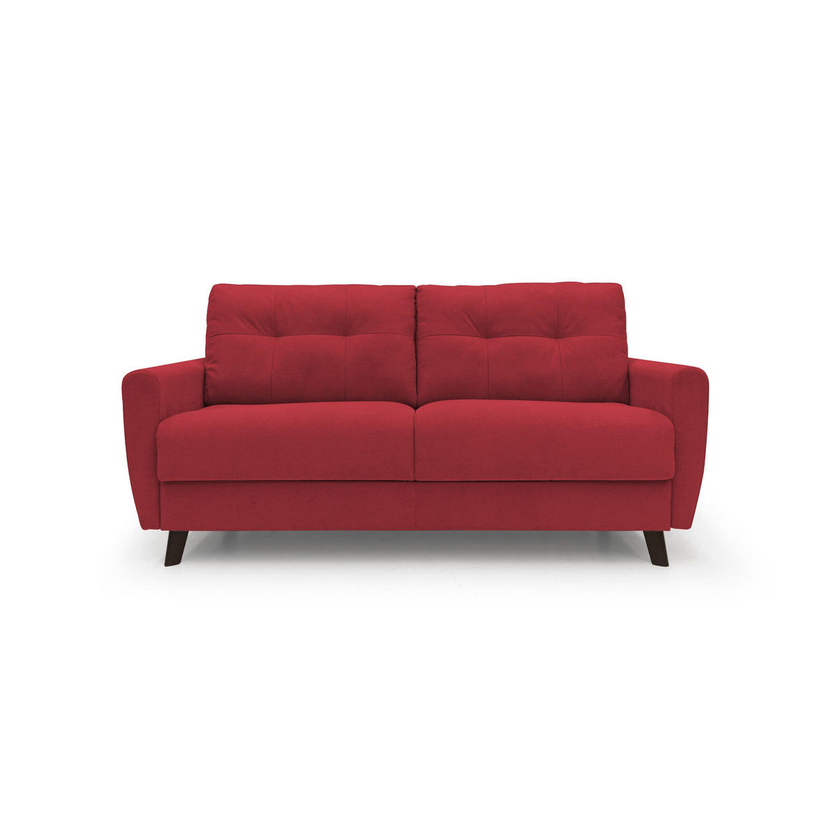 SCHLAFSOFA Callisto - Rot, Textil (208/97/96cm) - Divani.store