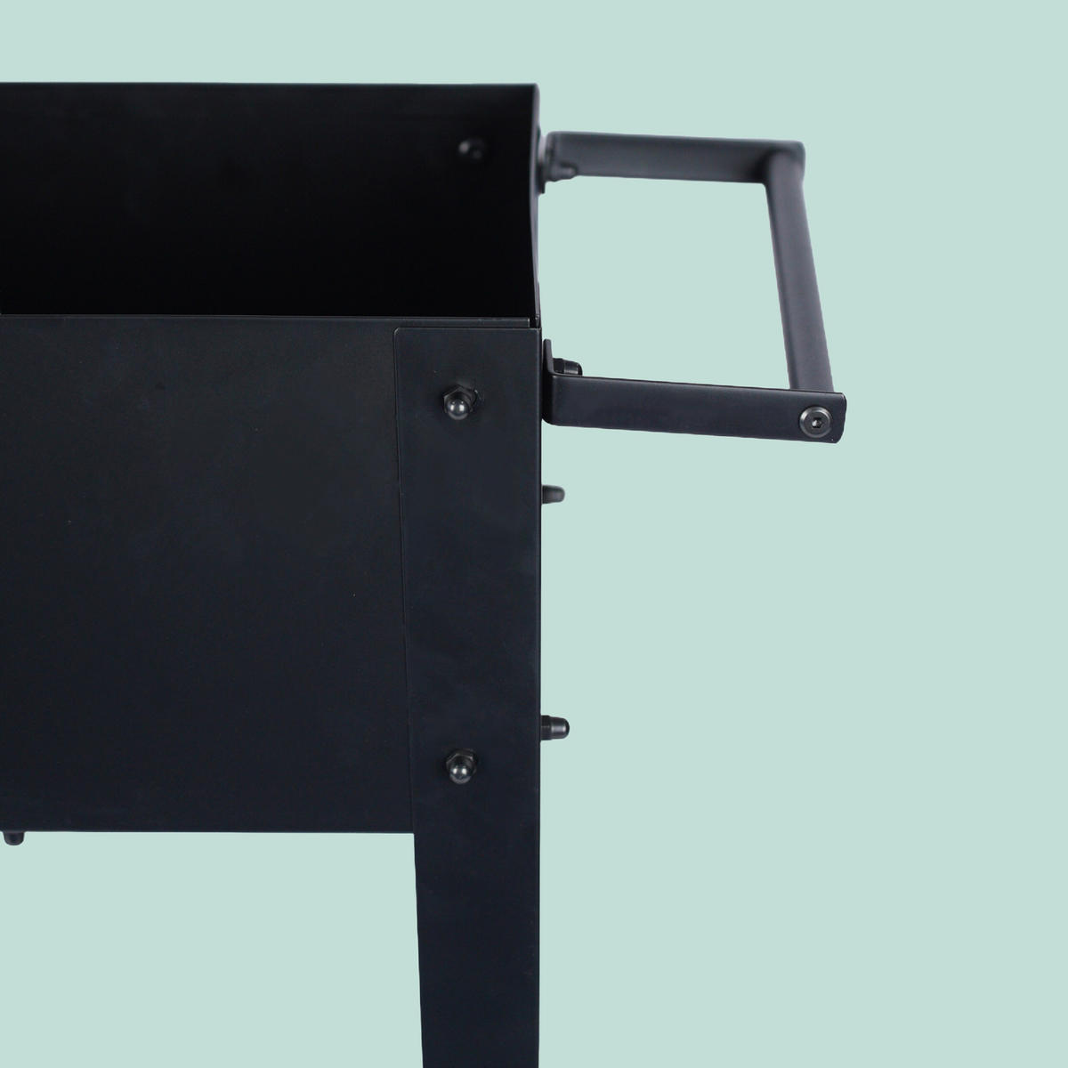 GREDICA - crna, metal/plastika (85/80/50cm) - Relaxdays