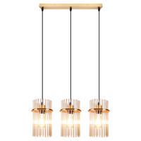 PENDELLEUCHTE Joseph 48/5/150 cm - Goldfarben, Glas (48/5/150cm) - ZMH