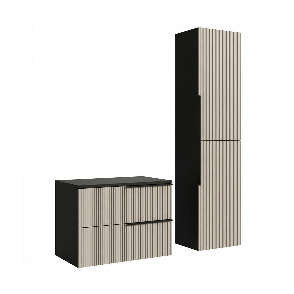 mzm24 Badmöbel-Set Kaschmir 200x150x45 cm