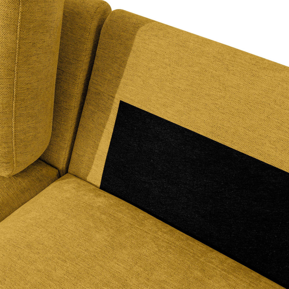 5-SITZER ECKSOFA ZUCCO Chenille links, Gelb - Gelb, Textil (430/84/105cm) - KONSIMO®