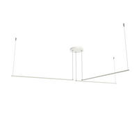 LED-HÄNGELEUCHTE - Weiß, Metall (2/100/2cm) - Lumicom