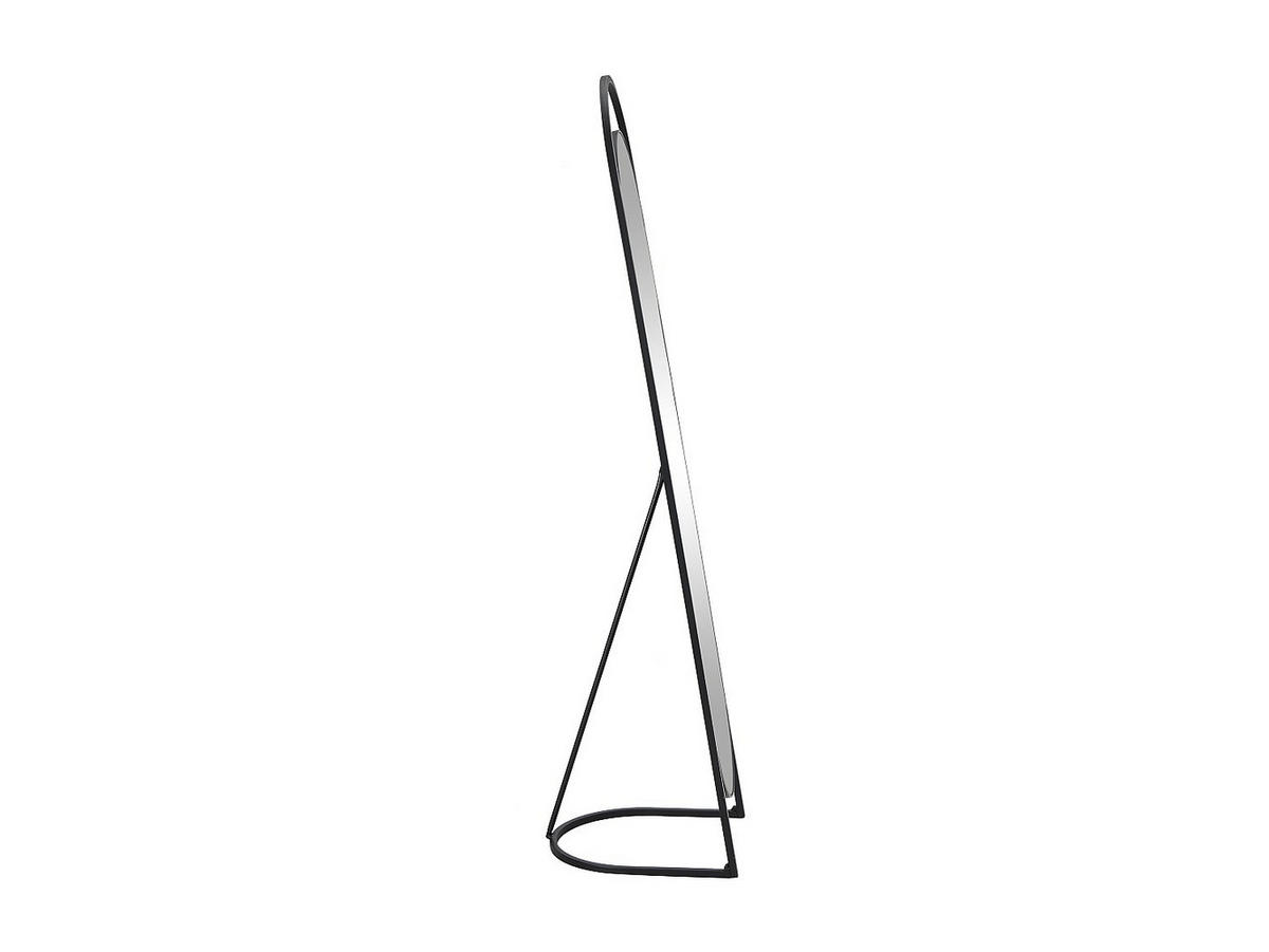 STANDSPIEGEL mit Füßen - 41 cm x 44 cm - metall - schwarz Zineb - Schwarz, Metall (41/171/44cm) - Vente-Unique