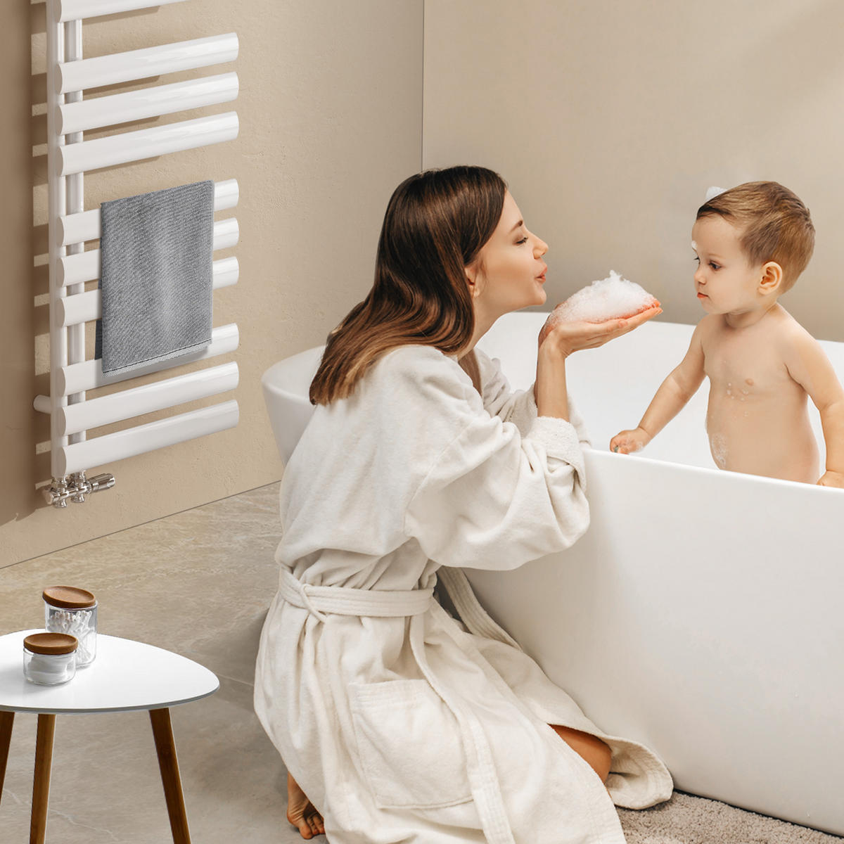 HEIZKÖRPER wasserführend Weiß 174/50/6,6 cm - Weiß, Metall (50/174/6.6cm) - EMKE