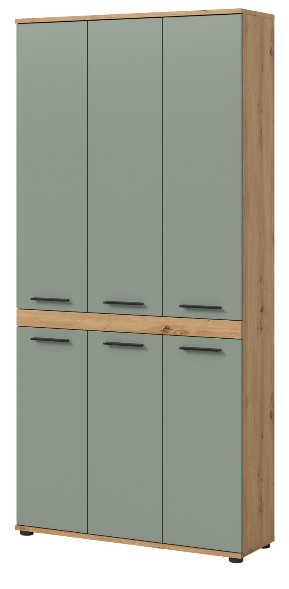 Inn.Furn Hochschrank Salbeigrün 90x191x31 cm