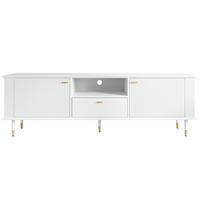 TV-LOWBOARD Weiß 170/36/54 cm - Weiß, Holzwerkstoff (170/54/36cm) - PANGIVO
