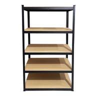 SCHWERLASTREGAL 90x60x180cm - Schwarz, Metall (90/180/60cm) - QUICK STAR