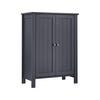 BADEZIMMERSCHRANK - Grau, Holzwerkstoff (30/80/60cm) - Hansiro