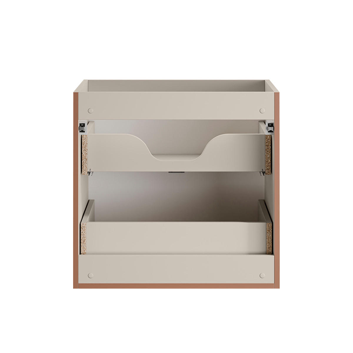 KOUPELNOVÝ NÁBYTEK 140.6cm Alba 2er-Set Kašmír - béžová, kompozitní dřevo (140.6/59/46cm) - Petits-meubles