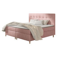 BOXBETT Avanti - Rosa, Holz/Textil (160/200cm) - MIRJAN24
