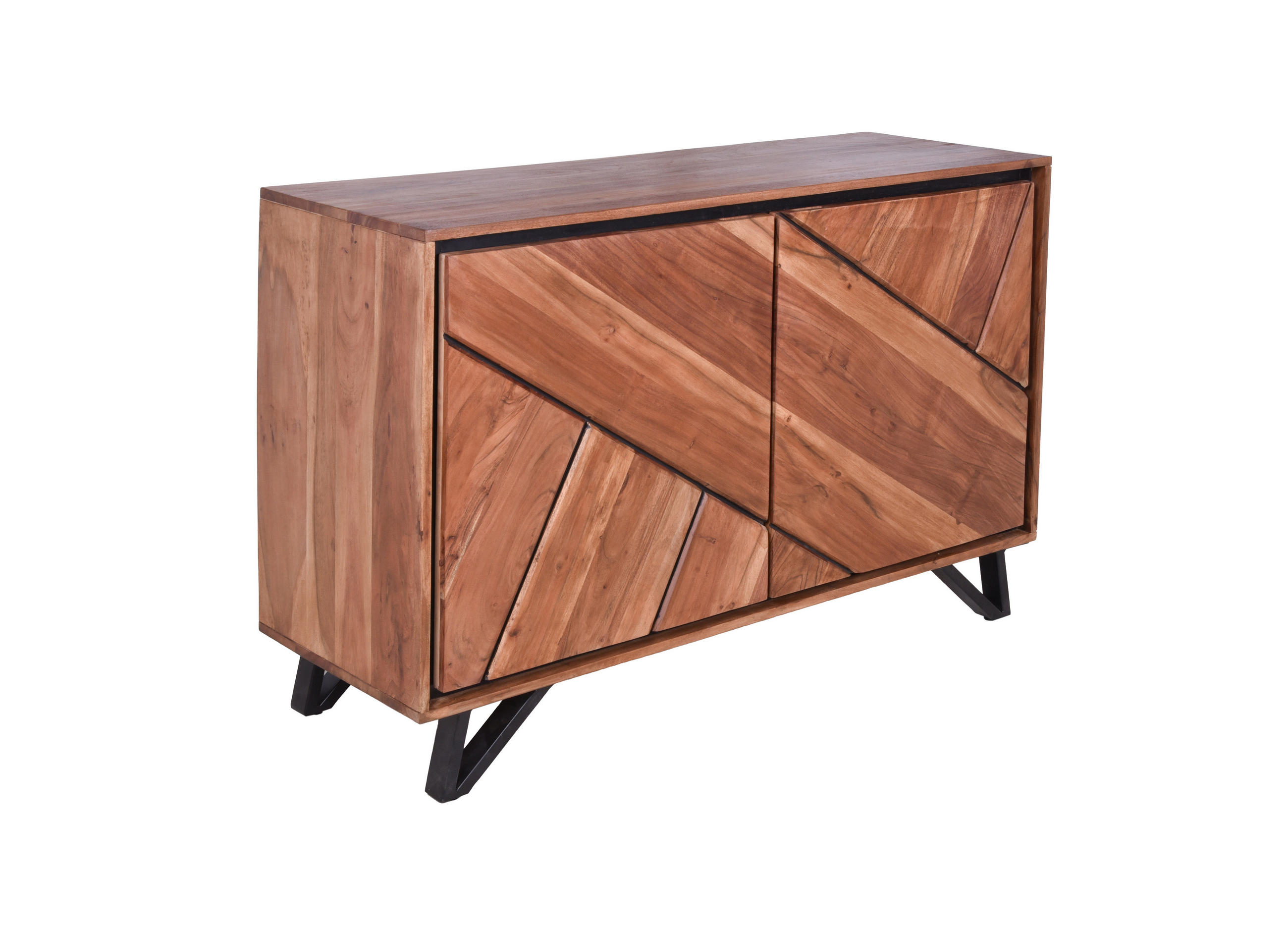 KOMMODE Ebba Akazienbraun 78x40x120cm - Akaziefarben, Holz (40/78/120cm) - DELUKE