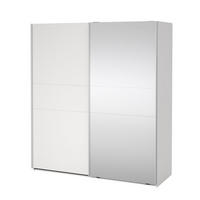 SCHIEBETÜRENSCHRANK, Como, Weiß, Holzwerkstoff, 179 x 67 x 201 cm - Weiß, Holzwerkstoff (179/201/67cm) - ebuy24