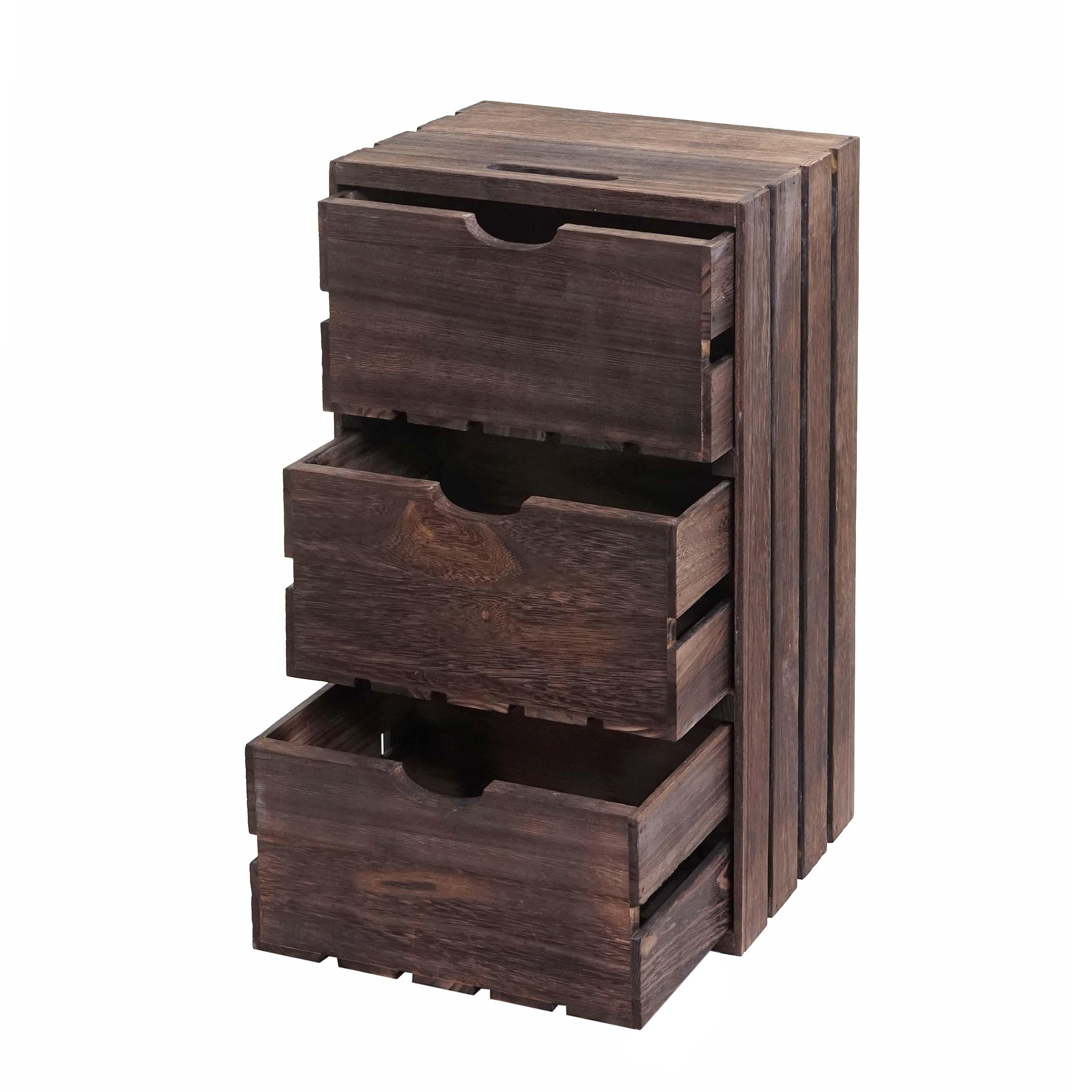 KOMMODE Braun - Braun, Holz (32/53/26cm) - MCW