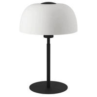 KLASSISCH / RUSTIKALE TISCHLAMPE SOLO - Schwarz/Weiß, Metall (13/13/41.5cm) - Eglo