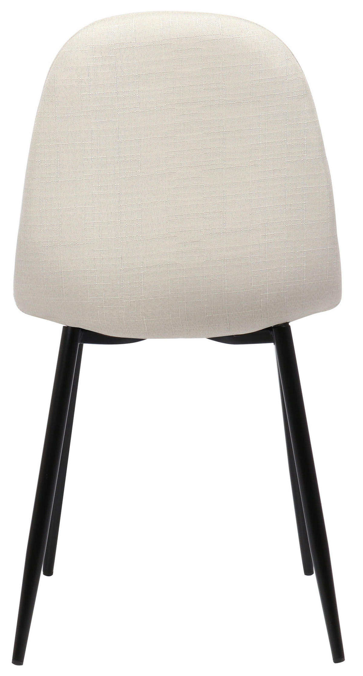 ESSZIMMERSTUHL MOVI Creme Stoff Metall 88x44x51 cm - Creme, Metall (44/88/51cm) - DELUKE