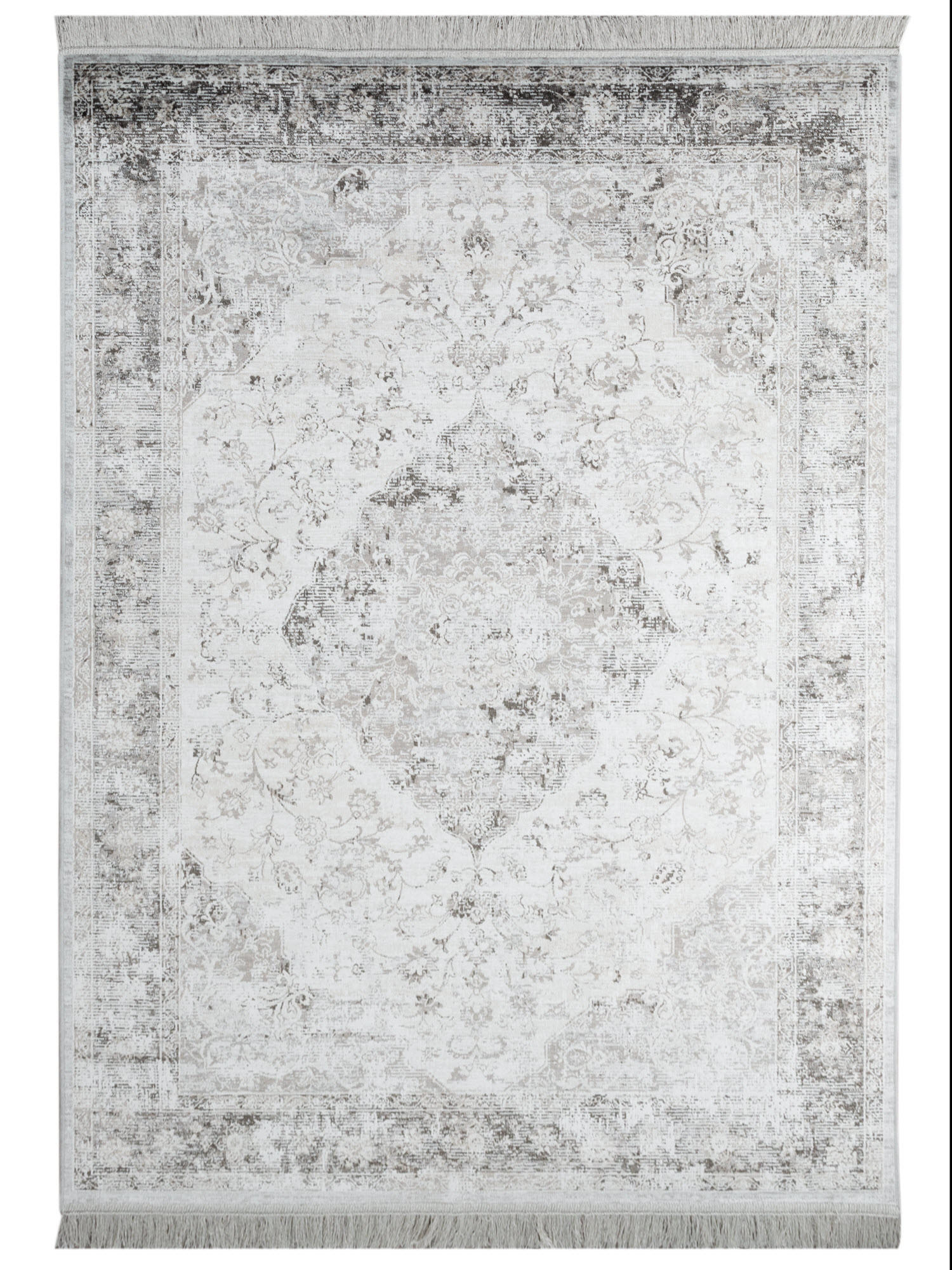 ORIENTTEPPICH 95/140 cm Riad Vintage Sarough - Schwarz, Textil (95/140cm) - Steffensmeier