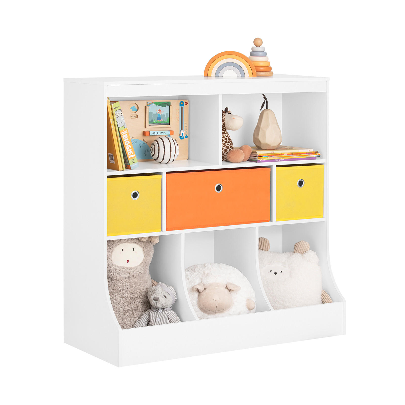 KINDERREGAL Weiß - Weiß, Holzwerkstoff (92/93/40cm) - SoBuy