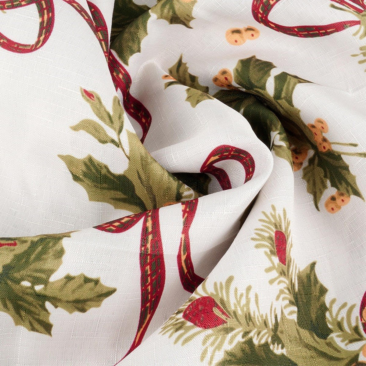 WEIHNACHTSTISCHDECKE Fleckenabweisend 180x130 cm - Creme, Textil (180/130cm) - Excellent Houseware