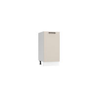 UNTERSCHRANK D40 P/L - Morvex - Stilvolle Aufbewahrung - Beige, Holz/Metall (40/82/52.4cm) - ROYAL24_MARKT