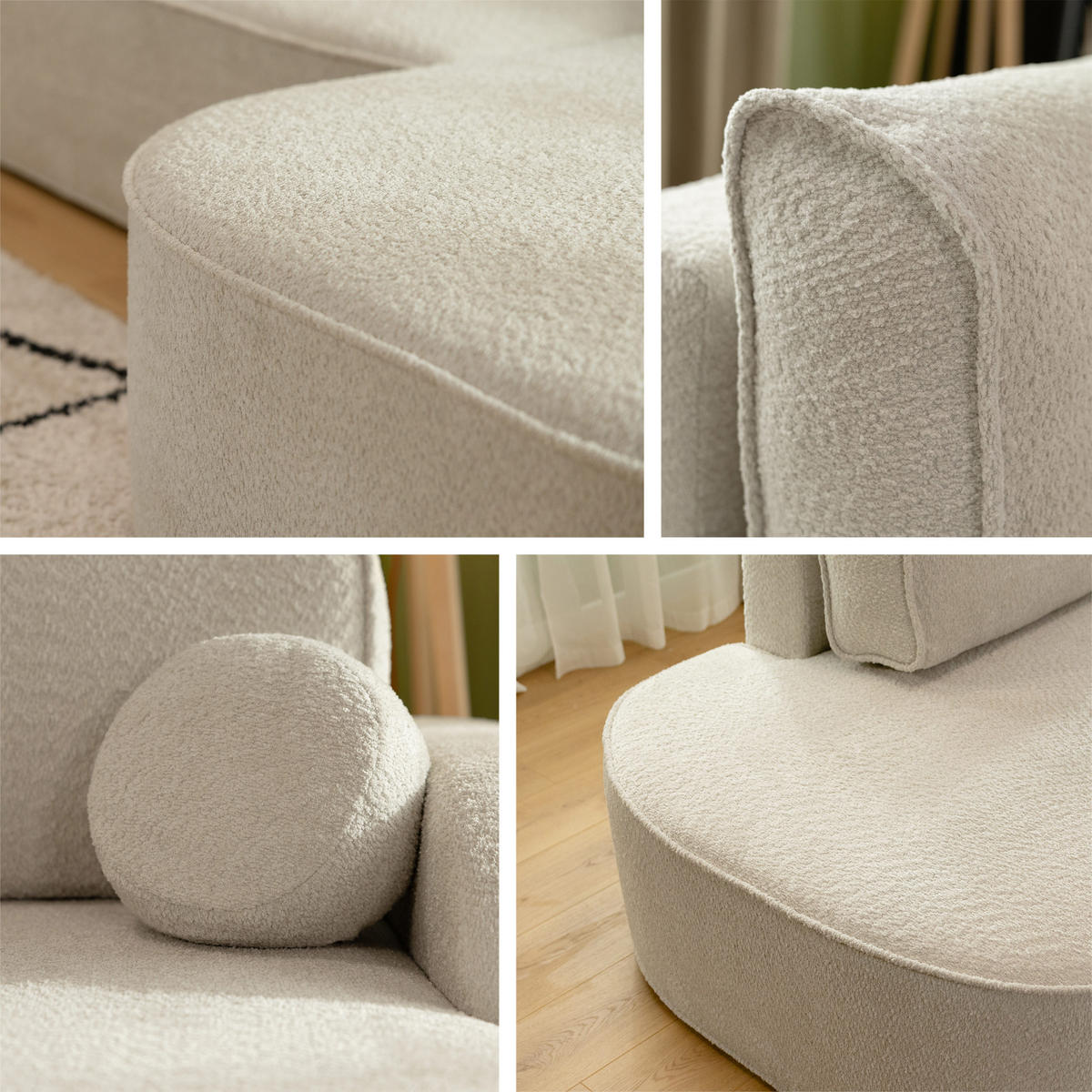 ECKSOFA Koro, Seite: Rechts - Schwarz/Braun, Holz/Kunststoff (256/177cm) - MIRJAN24