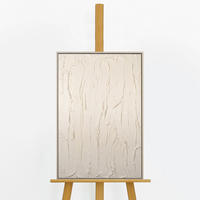 GEMÄLDE Schleier Schattenfugenrahmen Beige 60x40 cm - Beige, Holz (60/40cm) - YS-art gallery