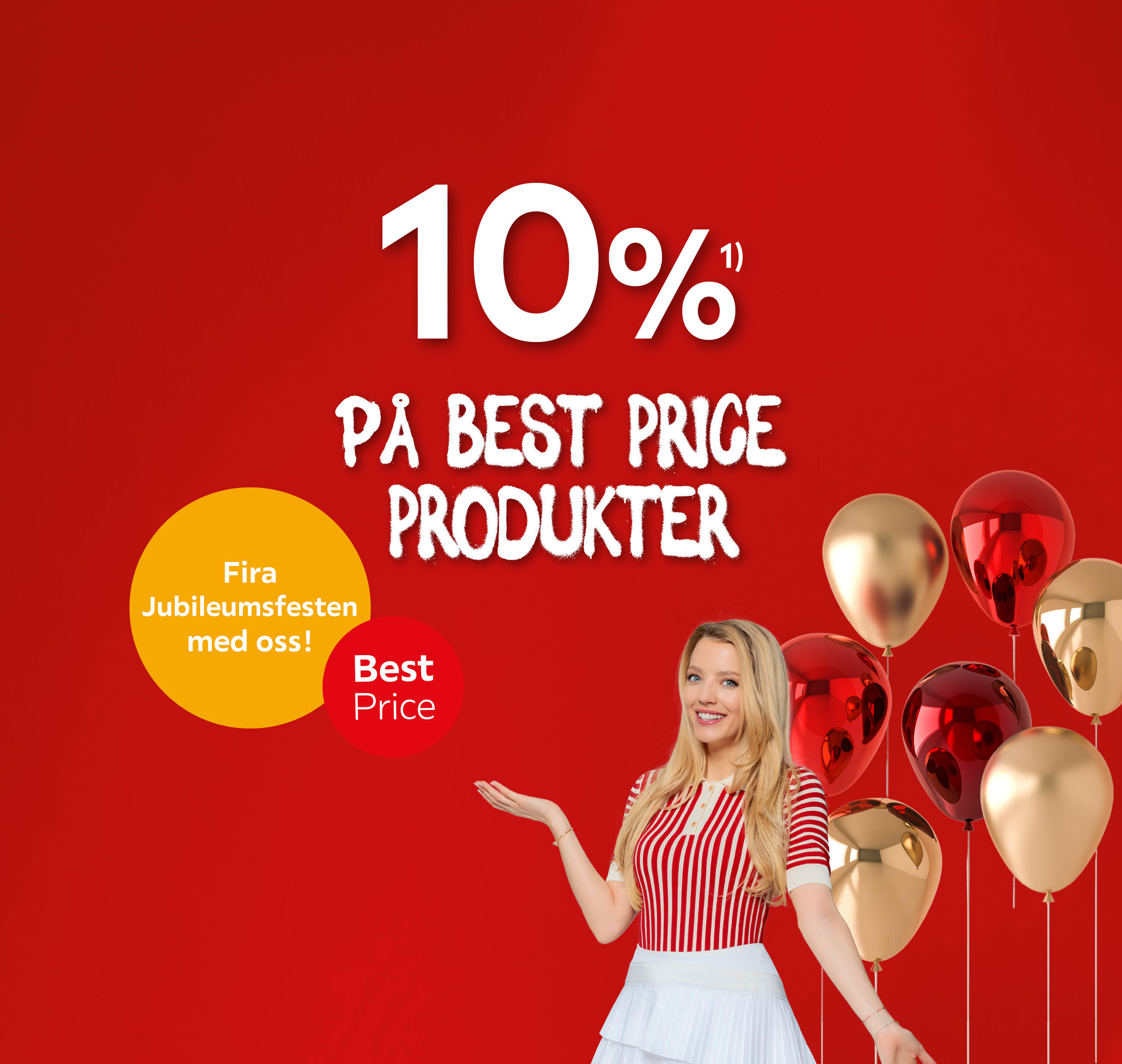 10%¹⁾ på Best Price produkter