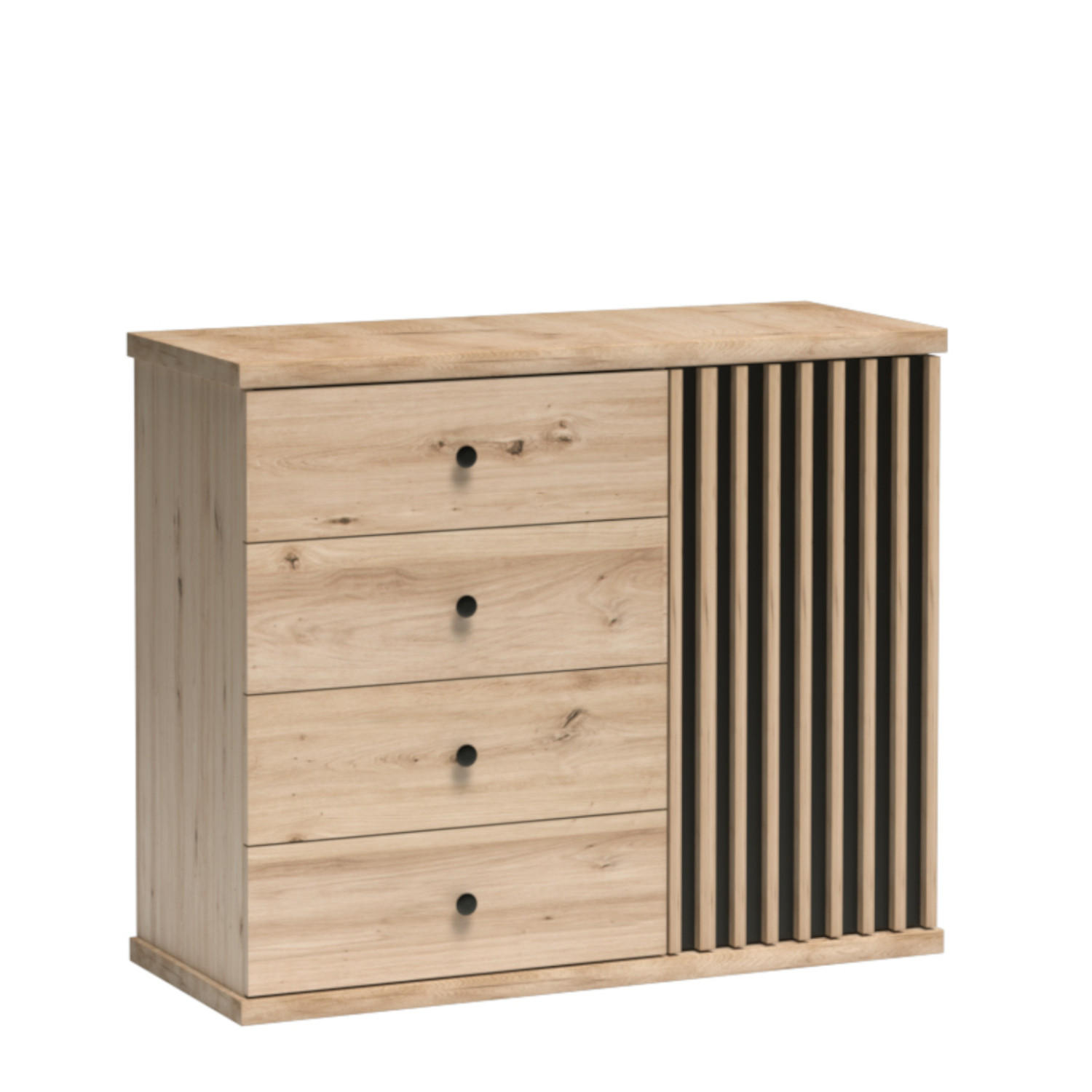 Komodee Sideboard Eiche Artisan 102x86x41 cm