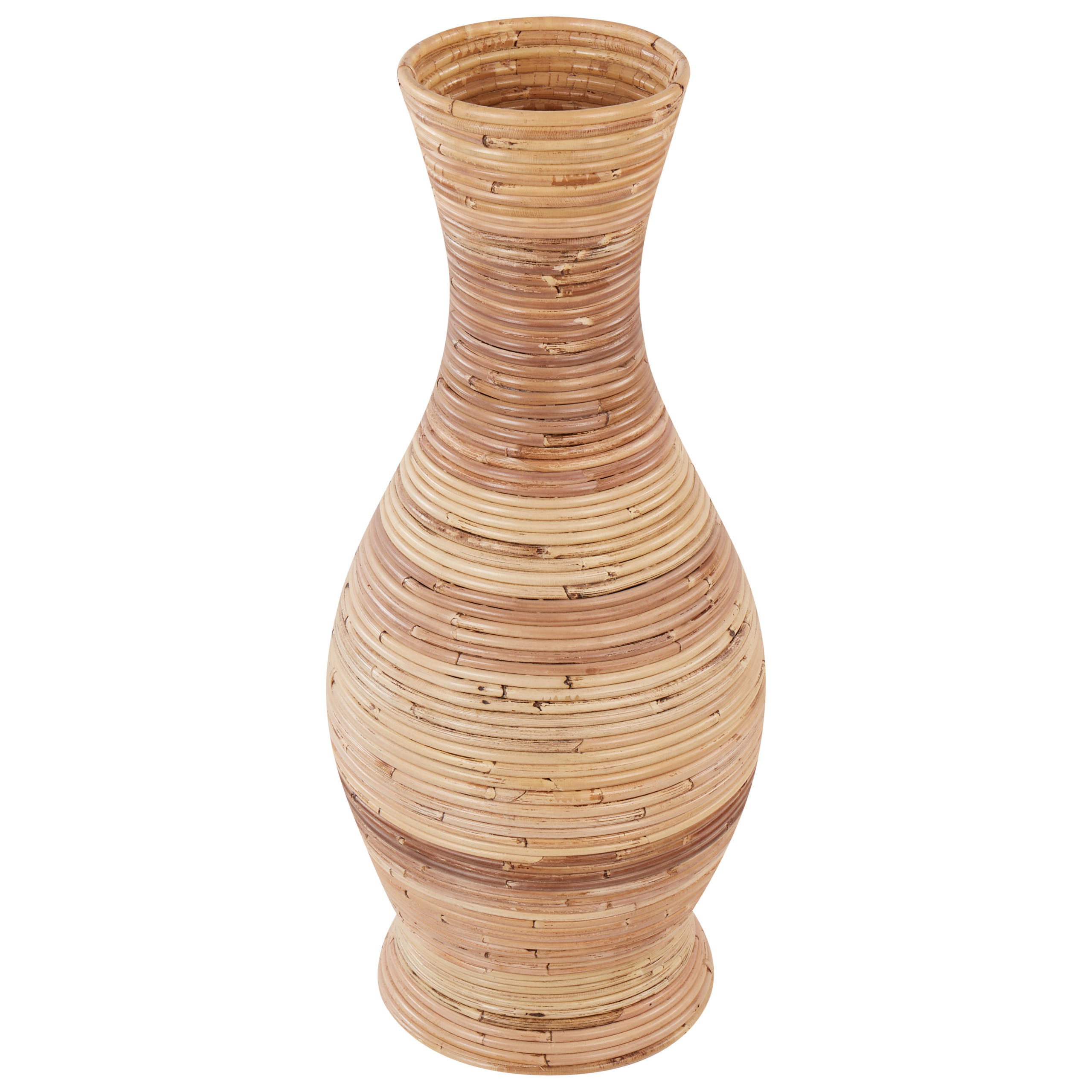 DEKOVASE Rattan natürlich Trinisa - Naturfarben, Naturmaterialien (70cm) - Beliani