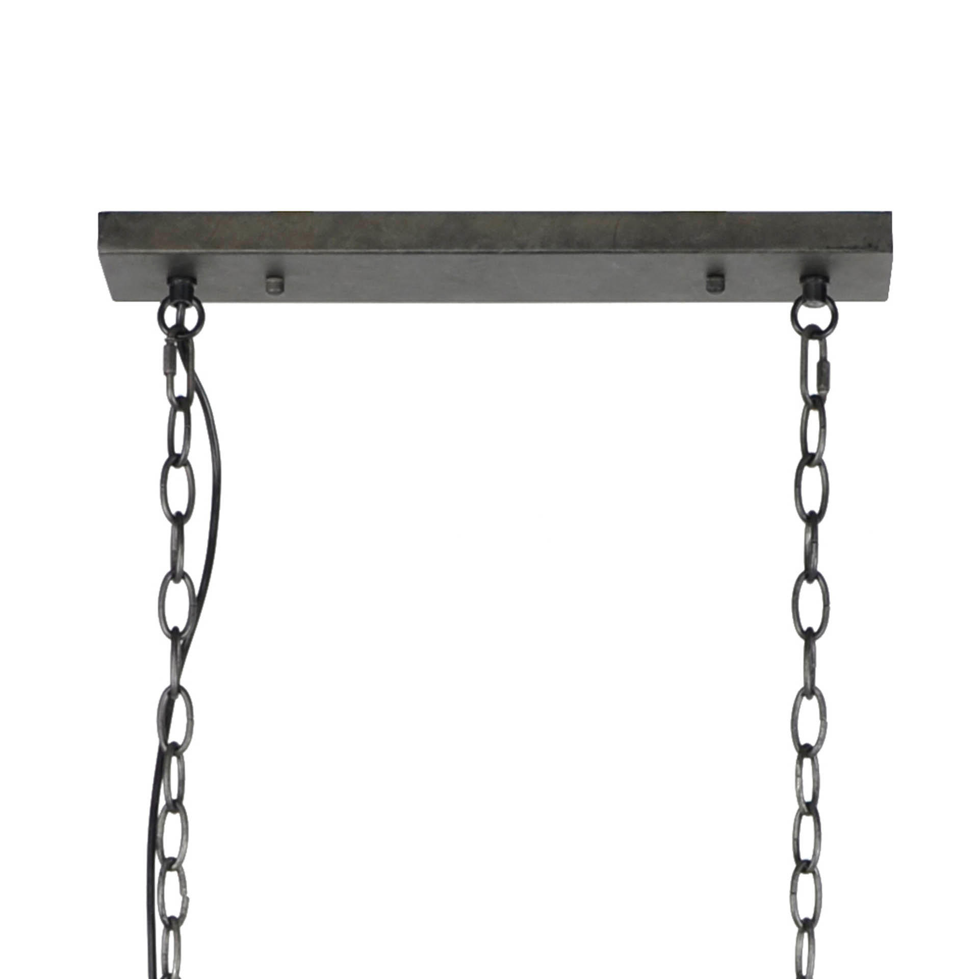 HÄNGELEUCHTE Cili Grau 121/20/ 150 cm - Grau, Metall (121/20/150cm) - Hoyz Collection