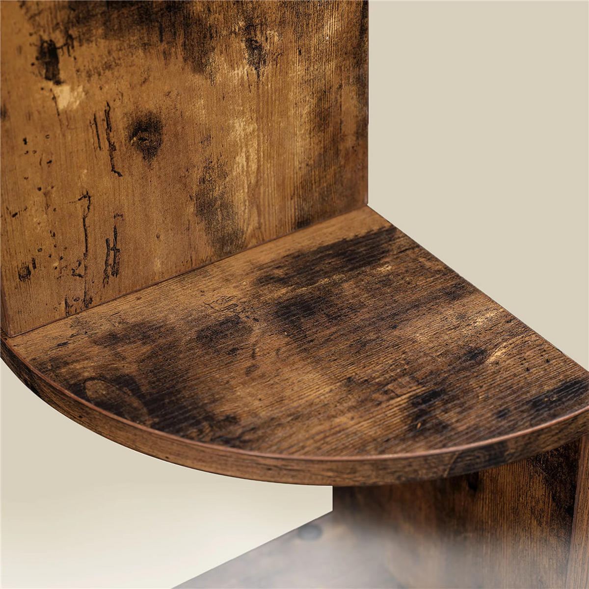 ECKREGAL 20x126x20 cm Wand Ecke Regal - Braun, Holz (20/127/20cm) - Kaket
