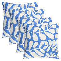 OUTDOORKISSEN 4er Set - Blau, Textil (43/43cm) - icon