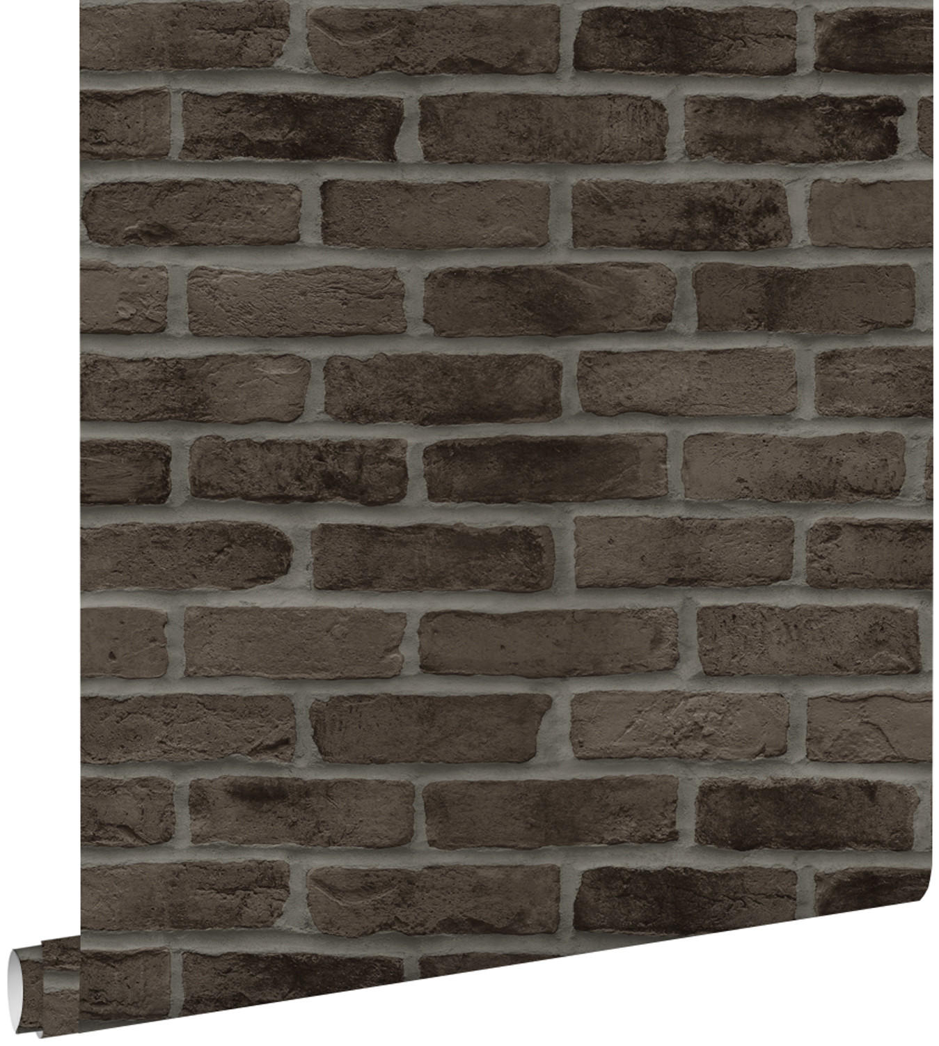TAPETE Backstein-Optik 53 cm x 10.05 m - Braun, Papier (53/1000cm) - ESTAhome