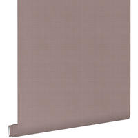 TAPETE Leinen-Optik 53 cm x 10.05 m - Lila, Papier (53/1000cm) - ESTAhome