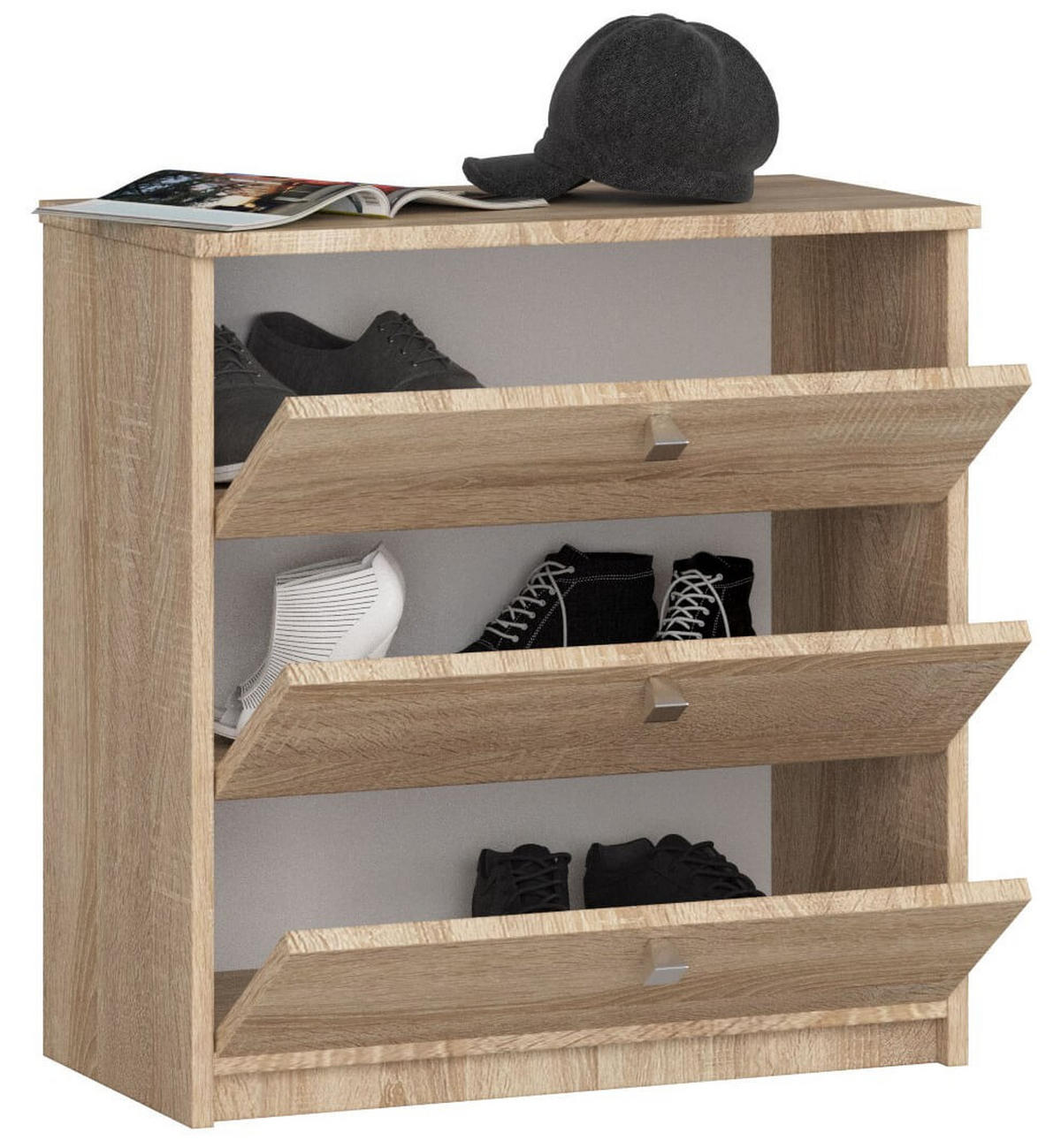 DULAP PENTRU ÎNCĂLȚĂMINTE Stejar Sonoma 62/60/31 - stejar Sonoma, compozit lemnos (60/62/31cm) - RAUMHIRSCH FURNITURE
