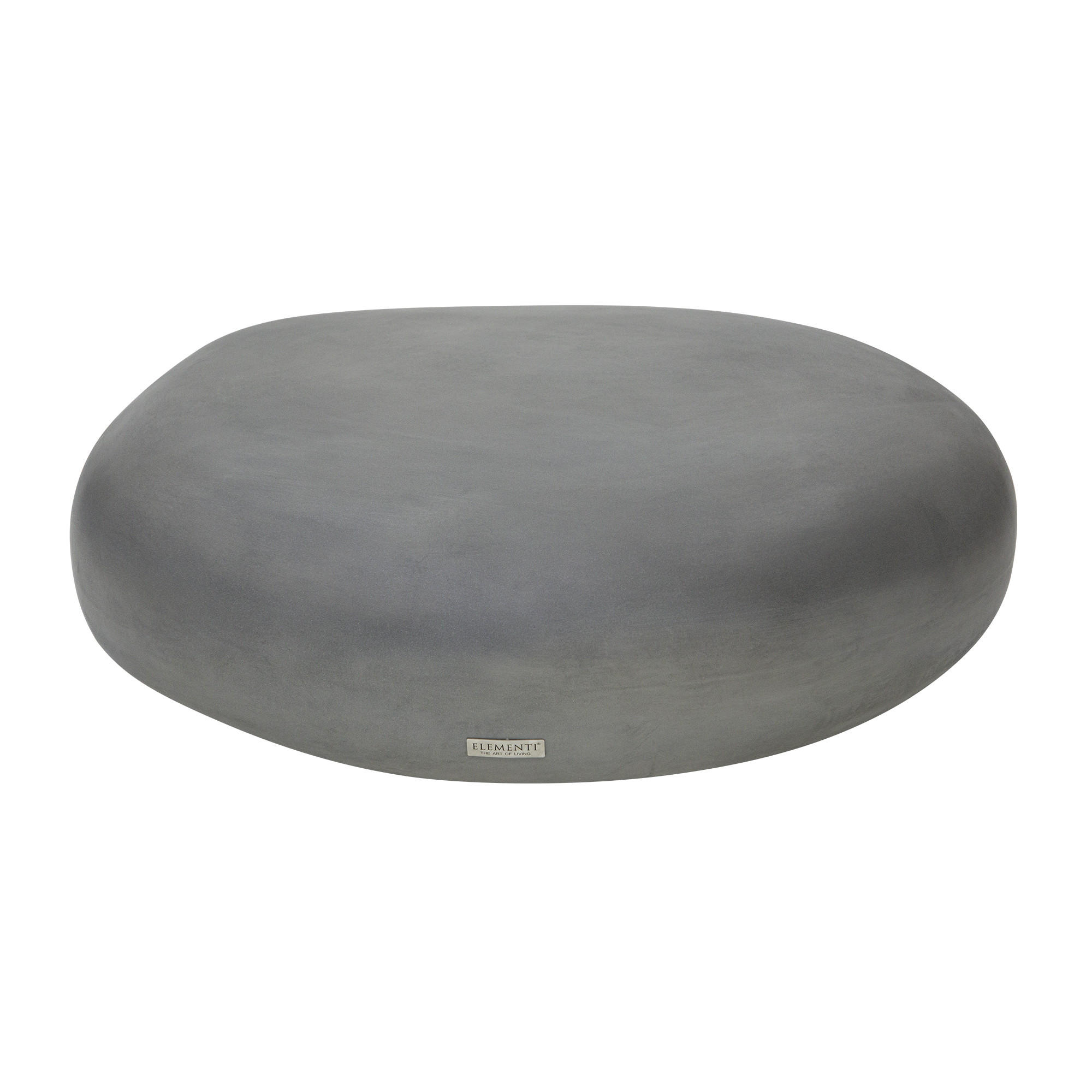 COUCHTISCH HAWAII Steinform Mittel Betonoptik 99 x 71 x 32 cm - Grau, Naturmaterialien (99/71/32cm) - Elementi