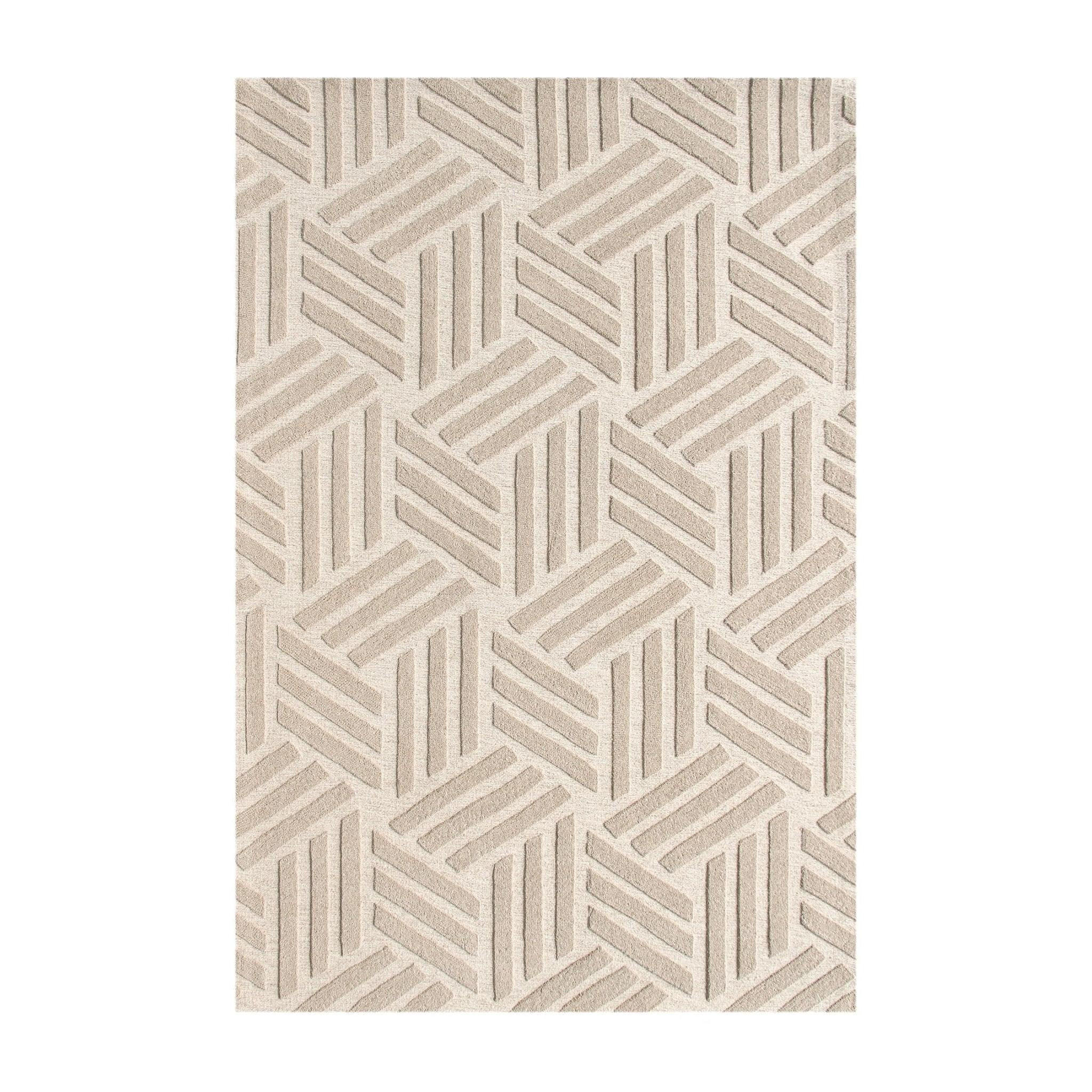 TEPPICH handgefertigt Natur beige - Beige, Naturmaterialien (120/170cm) - AFK Living