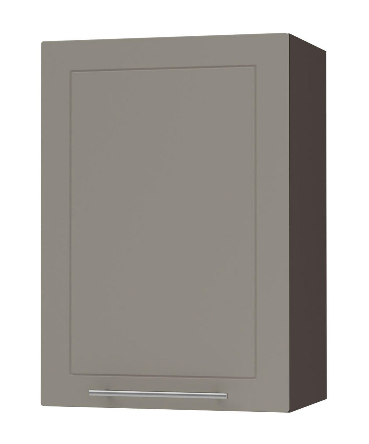 KÜCHENHÄNGESCHRANK Kvantum W2/50 Beige Matt / Lava Matt 50 / 32,5 / 72cm - Dunkelgrau/Beige, Holz/Holzwerkstoff (50/72/32.5cm) - Feldmann-Wohnen