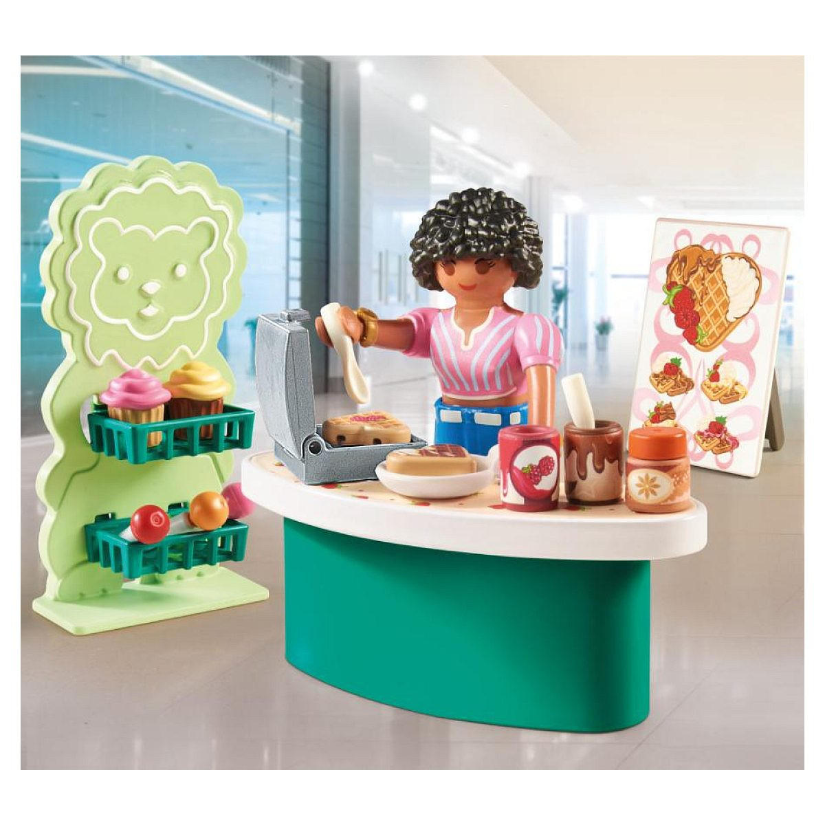 SPIELSET Der Waffelständer - Blau, Kunststoff (4/14/14cm) - Playmobil