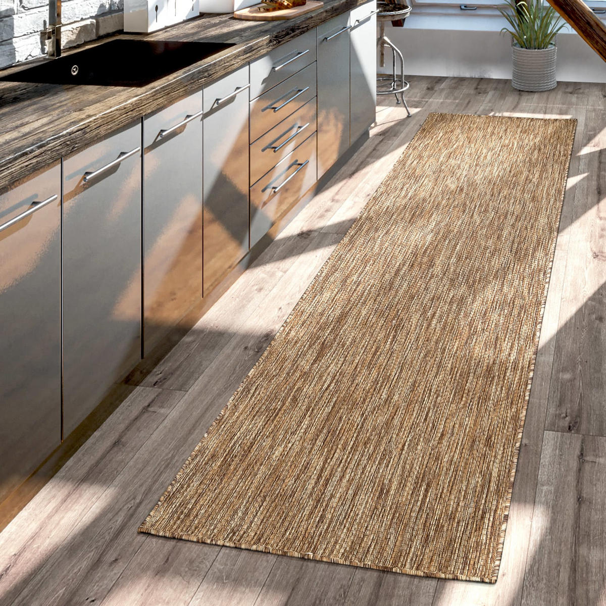 OUTDOORTEPPICH Coffee 300 x 400 cm - Dunkelbraun, Kunststoff (300/400cm) - TT Home