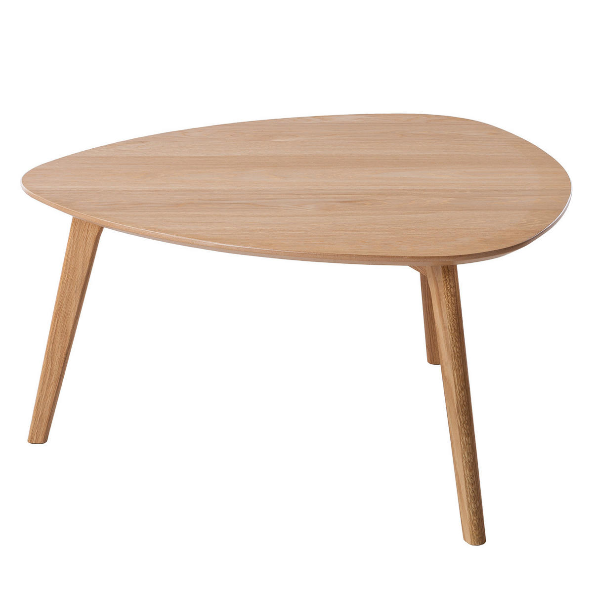 COUCHTISCH - Eiche teilmassiv - Eichefarben, Holzwerkstoff (80/80/40cm) - home24