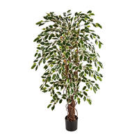 KUNSTBAUM Künstlicher Ficus – Ravian 120 cm - Naturfarben, Kunststoff (120cm) - aplanta