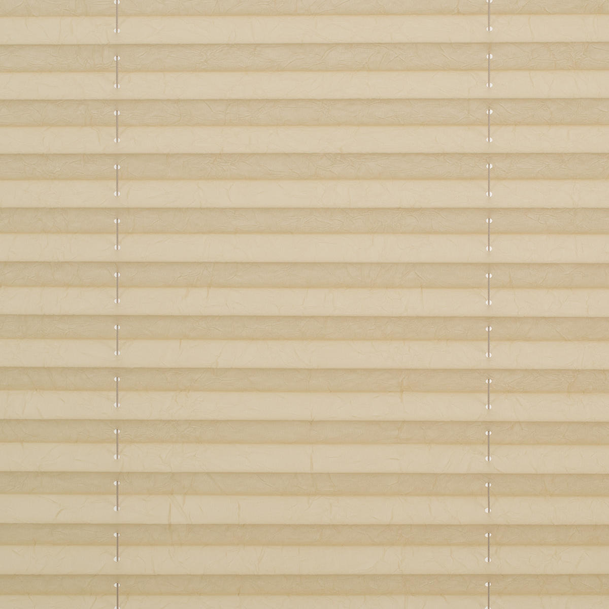 PLISSEE KLEMMFIX, OHNE BOHREN, VERSPANNT - Creme, Kunststoff (75/130cm) - Lichtblick Original